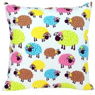 Bunda obliečka na vankúš 45x45 FAREBNÁ OVEČKA