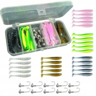 Prívlačový SET 25 FL LURE 10 hláv + KRABIČKA BRIEDKA ŠŤUKA D 10cm