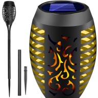 Solárna lampa Baterka s LED efektom Flame Fire Flame Garden Stick