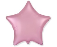 Fólia BALLOON STAR ružová pastelová VEĽKÁ párty