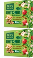 Mini kešu tyčinky jablkový koláč so škoricou Dobra Kaloria 6 ks 102g x2