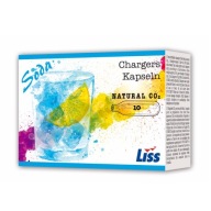 NÁPLŇKY DO SIFONU CO2 SÓDOVÁ VODA 10 KS LISS
