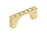 LEGO 15254 ARCH BRIDGE 1x6x2 piesková NOVINKA (2g)
