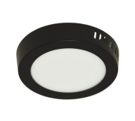 POVRCHOVÝ STROPNÝ PANEL 6W ČIERNA LED CCA