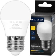 VÝKONNÁ LED ECO E27 ŽIAROVKA 7W 610LM NEUTRÁLNA BIELA ​​GULIČKA