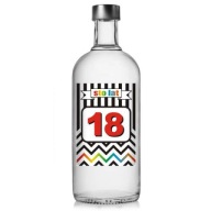 narodeninové etikety na ALCOHOL vodka 18. narodeniny
