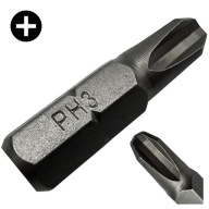 PH3 SKRUTKOVACIE HROTY BIT 25mm CROSS PHILLIPS COBIT 1ks