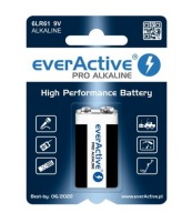 EverActive Pro 6LR61 9V alkalická batéria 1 PC