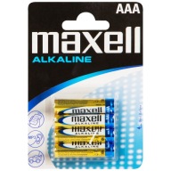 MAXELL AAA R3 ALKALICKÉ BATÉRIE 4KS BLISTER