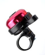 Zvonček na bicykel Hliníkový PVC 30mm 22g ružový