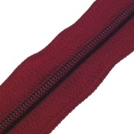 Zipsová páska, bordový zips, farba 520, 1 METER