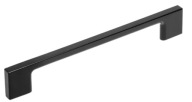Rozteč nábytkových úchytiek - 256 / 290 mm Techno čierna matná UA10 UZ819 D-705
