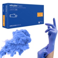 MERCATOR NITRYLEX BASIC rukavice modré rukavice MODRÁ veľkosť XS 100 ks.