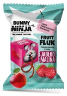 BUNNY NINJA Fruit Fluk ovocný snack s príchuťou jablko a malina 15g