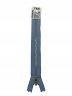 YKK kovový zips 18cm na modrozlaté nohavice