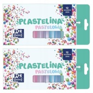 PASTEL Oxford školská plastelína pre deti 12 farieb - 2 ks