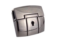 Zapínanie na zips na tašku 50 x 46 mm časť nikel