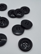 Plastový gombík, námornícka modrá, klasický, 4 dierky, 23 mm, 3 kusy