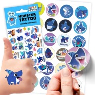 MEGA SET NÁLEPOK + TETOVANIE REKSIN SHARKDOG