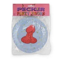 Papierové tanieriky s penisom - Pecker Party 6 ks.