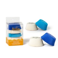 Košíčky na muffiny 50x32mm Decora White Blue 75 ks