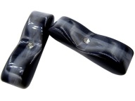 45-15mm Ozdobné gombíky 1 kus, farba ZARA MELANGE so zirkónom K127 15061