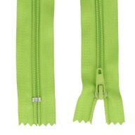 ŠPIRÁLOVÝ Zips #5 - 18 CM - SVETLOZELENÁ