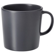 IKEA DINERA Hrnček tmavosivý 30 cl