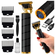 Zastrihávač fúzov, bezdrôtový USB + 4 NÁDSTAVCE