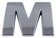 CHROME PÍSMENO M M VEĽKÉ 5,6CM T9H24 ZNAK PÍSMENO