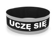 Reflexný pásik s gumičkou, potlač 