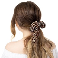 HAIR RUB, šatka SCRUNCHIES, leopardí pás