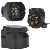 ELEKTRICKÁ ZÁSUVKA PRE HÁK NA PRÍVES 12V 7 KOLÍKOV, SEDEM KOLÍKOV