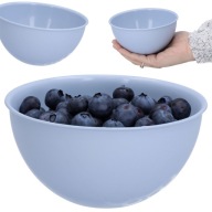 Modrá plastová kuchynská misa na ovocný šalát, 500 ml