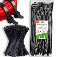 KABELOVÉ VIAZAČKY UV ČIERNA 7,6X300