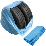 MODRÉ VEĽKÉ Tašky na kolesá a pneumatiky 100x100cm LDPE 30µm 160L 20ks STIX