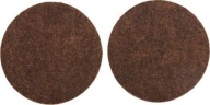 VOREL PODLOŽKY PLSTENÉ 50 MM HNEDÉ 2 KS