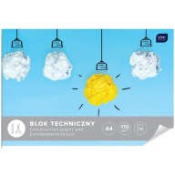 Školská biela technická podložka A4 10 listov 170g/m2