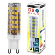 G9 SMD 2835 LED žiarovka 8W 230V 500lm do lustrov