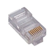 10 ks zástrčky RJ45 8P8C pre telefónny kábel