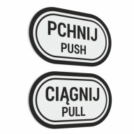 Push Pull - Push Pull - samolepky 7x12