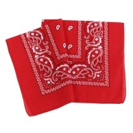 BANDANA BANDANA WRAP ČERVENÁ ŠATKA