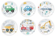 Papierové taniere Cars CARS Cars Birthday Party 18cm 6ks.