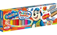 BAMBINO plastelína (18 col) štvorec + podložka