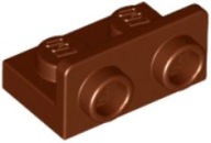 LEGO PLATE 1X2 HNEDÁ HNEDÁ Č. 99780 - 2 KS