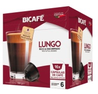 Kávové kapsuly Bicafe LUNGO pre Dolce Gusto 16