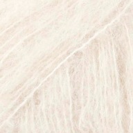 Drops Brushed Alpaca Silk 01 Off White priadza