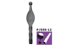 HLAVA KOVANÁ OCEL H150MM
