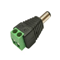 Konektor LED pásika 12V DC zástrčka 2,1 x 5,5 s koncovkami