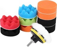 Sada hubiek, leštiace podložky s adaptérom na suchý zips, 80 mm